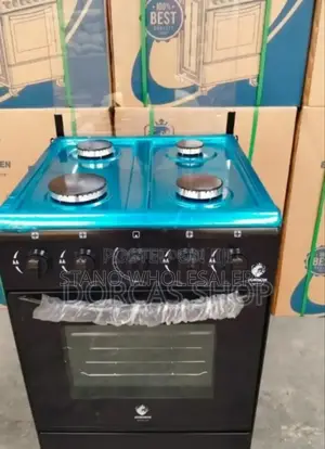 Colour Black. Euroken Full Gas Cooker