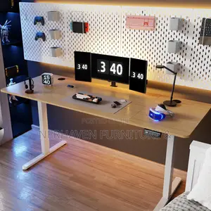 Electric Adjustable Height Desk – Sit Stand Office Table