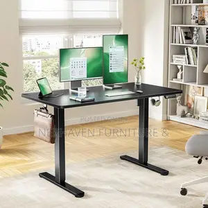 Sit Stand Electric Desk for Home Office – Strong Motor