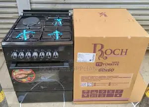 Turkey Roch Black 60cm×60cm Standing 3gas+1electric Plate Cooker