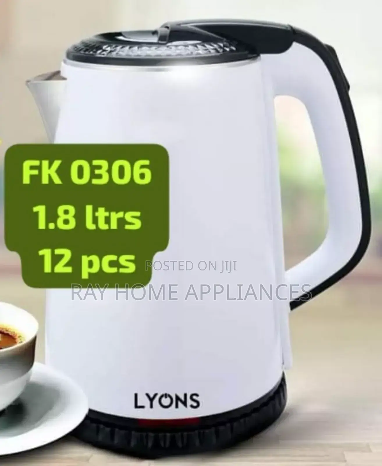 Ailyons Plastic Kettle 1.8litres