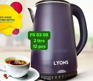 Black 1.8litres Ailyons Plastic Kettle