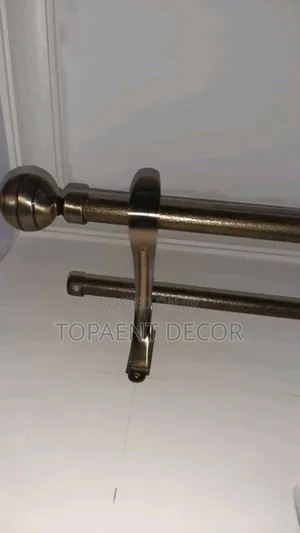 Heavy Curtain Fabric Powder Coated Curtain Rods