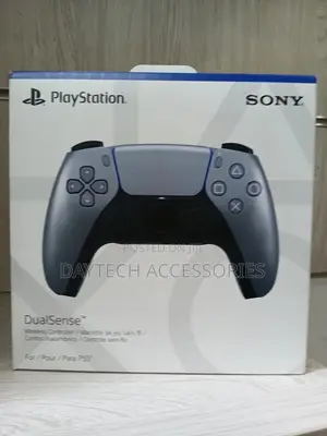 Sony Playstation 5 Dualsense Wireless Controller in Sterling Silver.