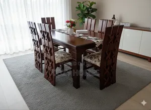 Dining Set a Rectangular Dining Set for Home Interior