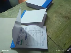 Custom A6 Receipt Books