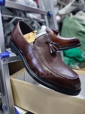 Brown Empire Leather Men Official Shoes