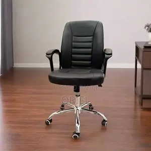 Modern Office Leather Chair : Executive Mid-back Office Chair