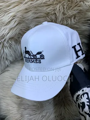 White Hermès Baseball Cap