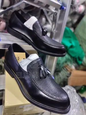 Black Empire Slip On Official Shoes