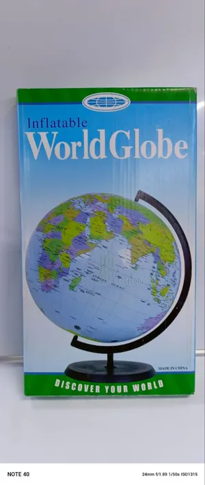 🔴 Inflatable World Globe