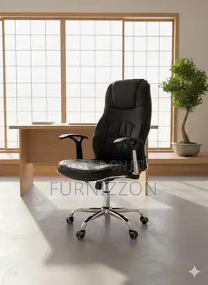 Executive Leather Office Seat Modern Comfort