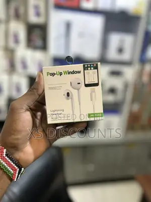 Lightning Pop Up Window Earphones