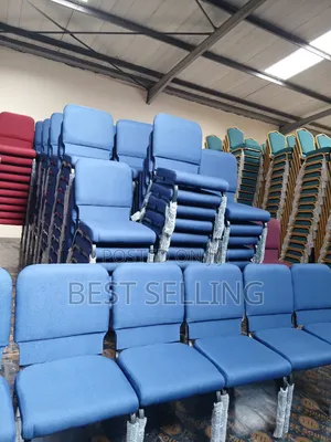 Blue High Density Conference Chairs