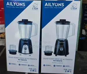 Unbreakable Ailyons 2 in 1 Blender 1.5litres Jar