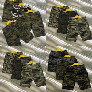 Quality Casual Khaki Cargo Men Camoflage Combat Shorts