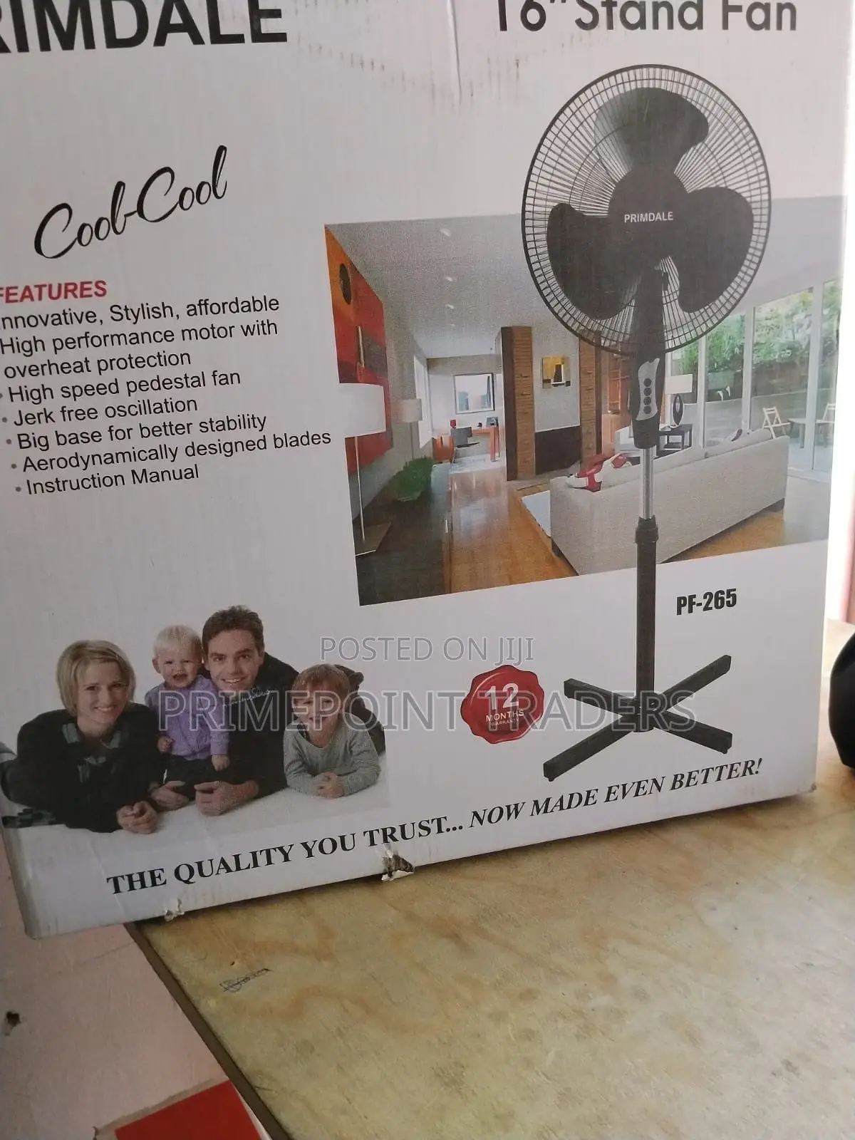 16 Inches Standing Fan