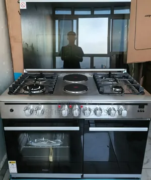 60*90 Haier 4+2 Standing Cooker With Gas Compartment And Sensor
