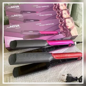 Cronier Professional 2in1 Ceramic Flat Iron Hair Straightener*