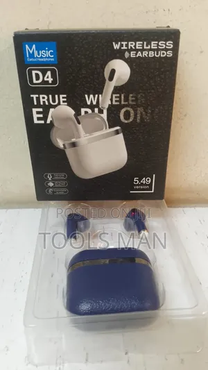 D4 True Wireless Earbuds.