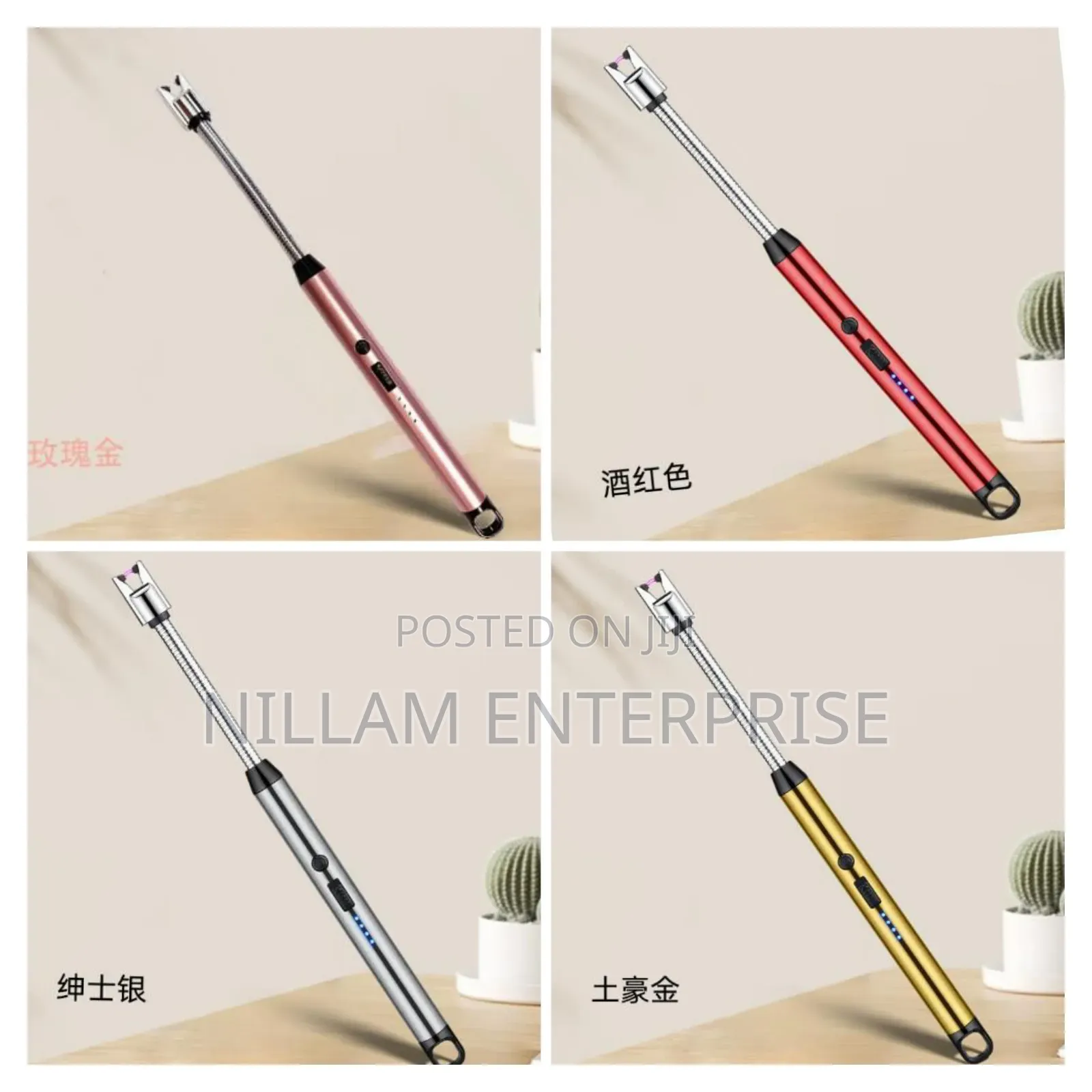 Windproof Lighter Arc Pulse Ignition Guns