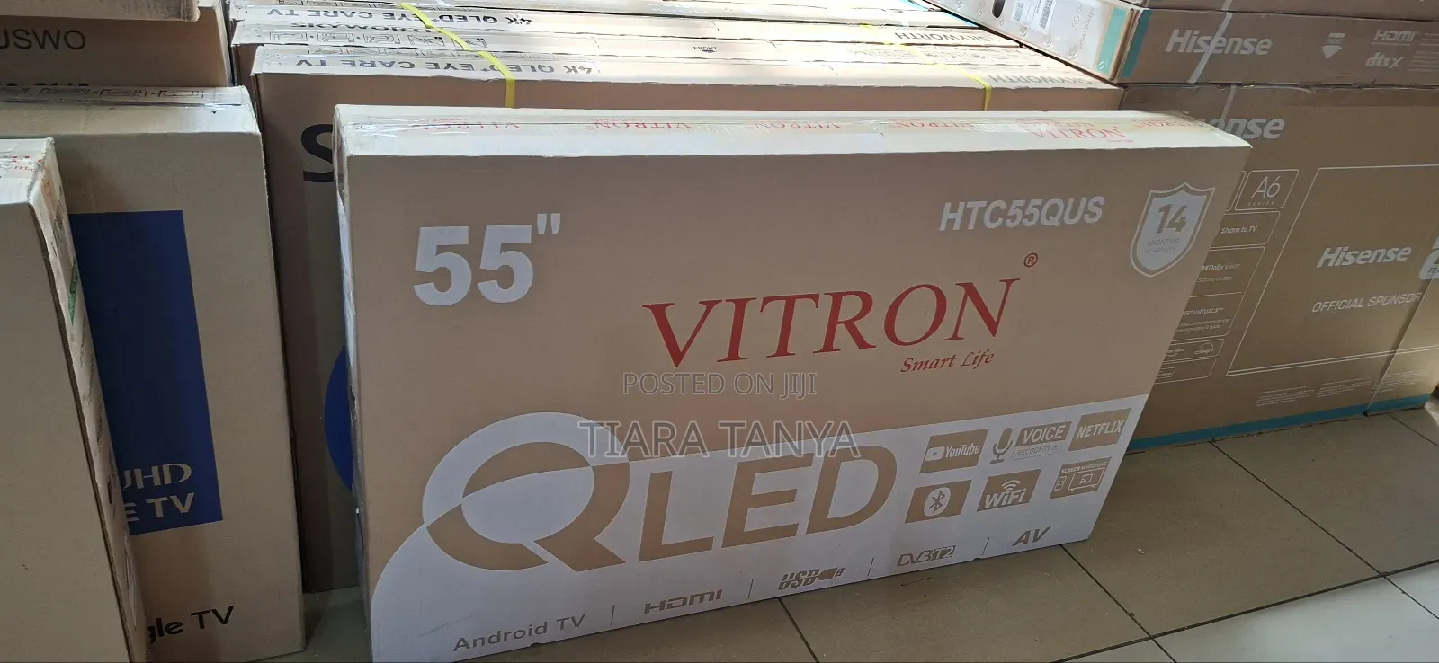 Vitron 55 Inch Qled Frameless Tv