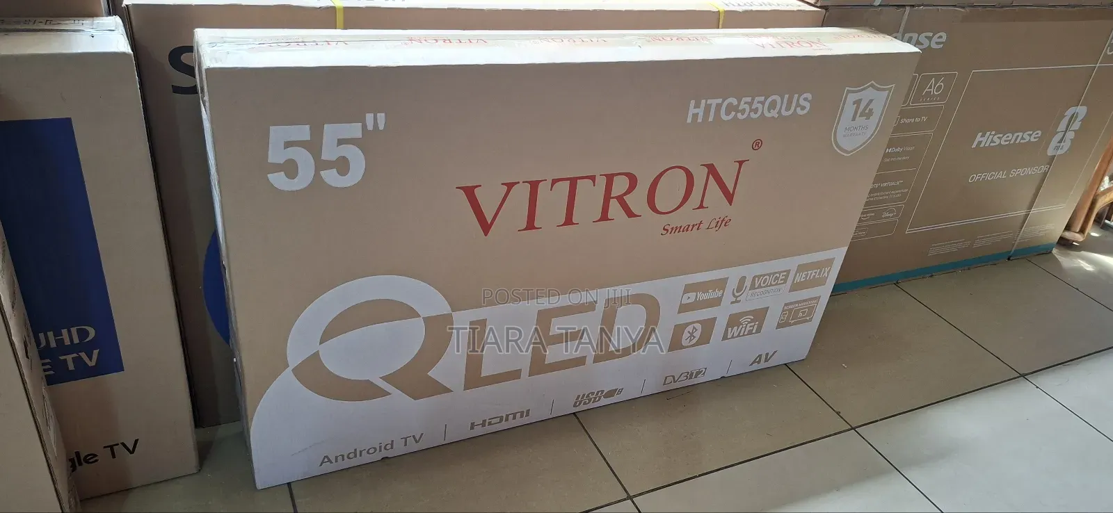 Vitron 55 Inch Qled Frameless Tv