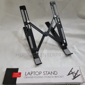 Laptop Stand Foldable Metallic.