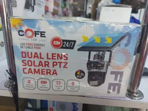 6mp Cofe 4g Dual Lens Solar Ptz Camera, Model Cf-4g-ptsl24-a-dl.