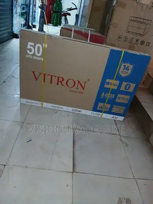 Vitron 50inches Smart Android Qled Frameless Tv With Bluetooth