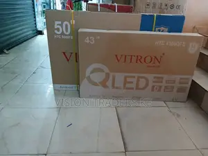 Vitron 43" Inches Smart Android Qled Frameless FHD Tv With Bluetooth