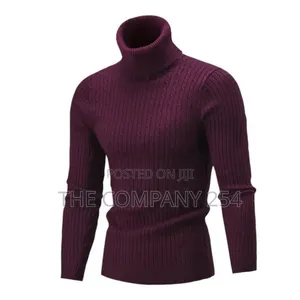 Turtleneck Sweater Color Pullover Machine Washable Knit Pull Neck
