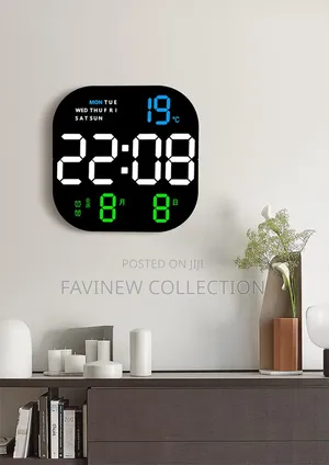 Smart Led Digital Wall Clock