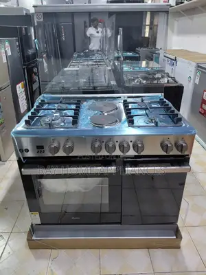 Haier 60cm*90cm 4g+2e Standing Cooker Hcr6042des Gascompartment Oven