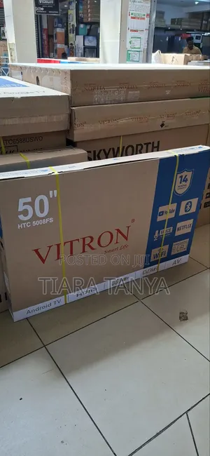 Vitron 50 Inch Qled Smart Android Frameless Tv