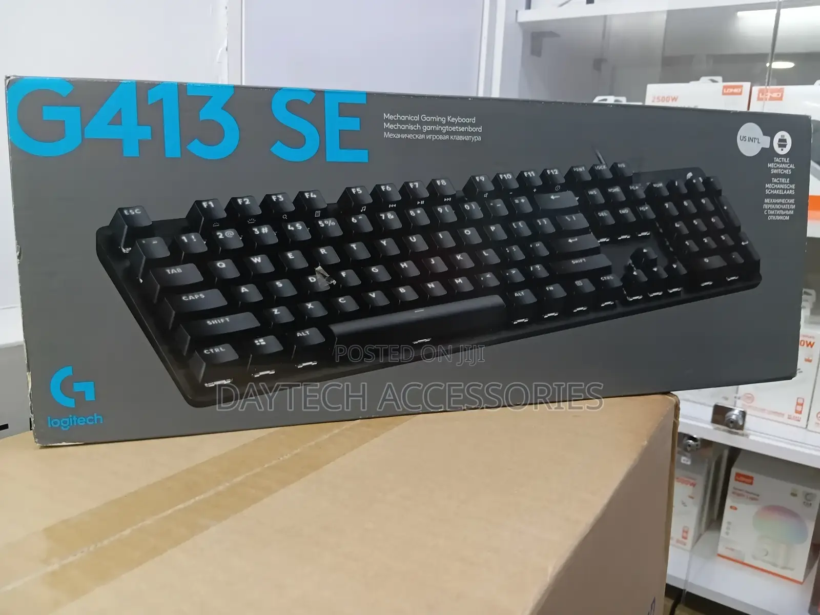 The Logitech G413 Se Full-Size Mechanical Gaming Keyboard - Black