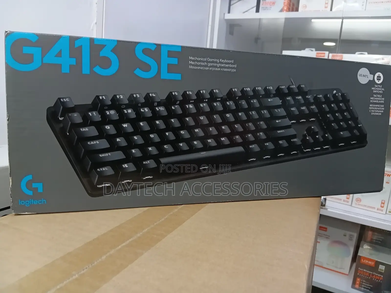 The Logitech G413 Se Full-Size Mechanical Gaming Keyboard - Black
