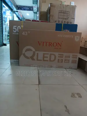 Vitron 43 "Inches Smart Android Qled Frameless Tv Bluetooth Netflix