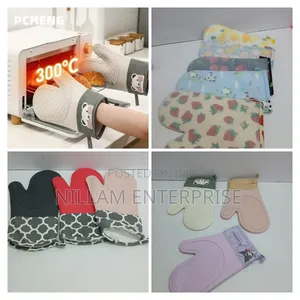 Silicone Insulated Oven Gloves Pair
