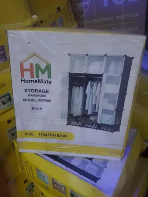 Brand New Portable 3column Plastic Wardrobe