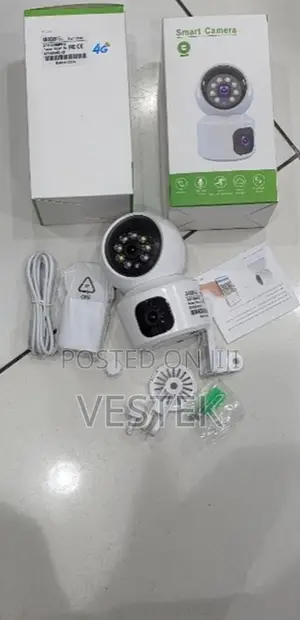 Baby Monitor Indoor Security Camera Dual Lens 4g V380 Camera
