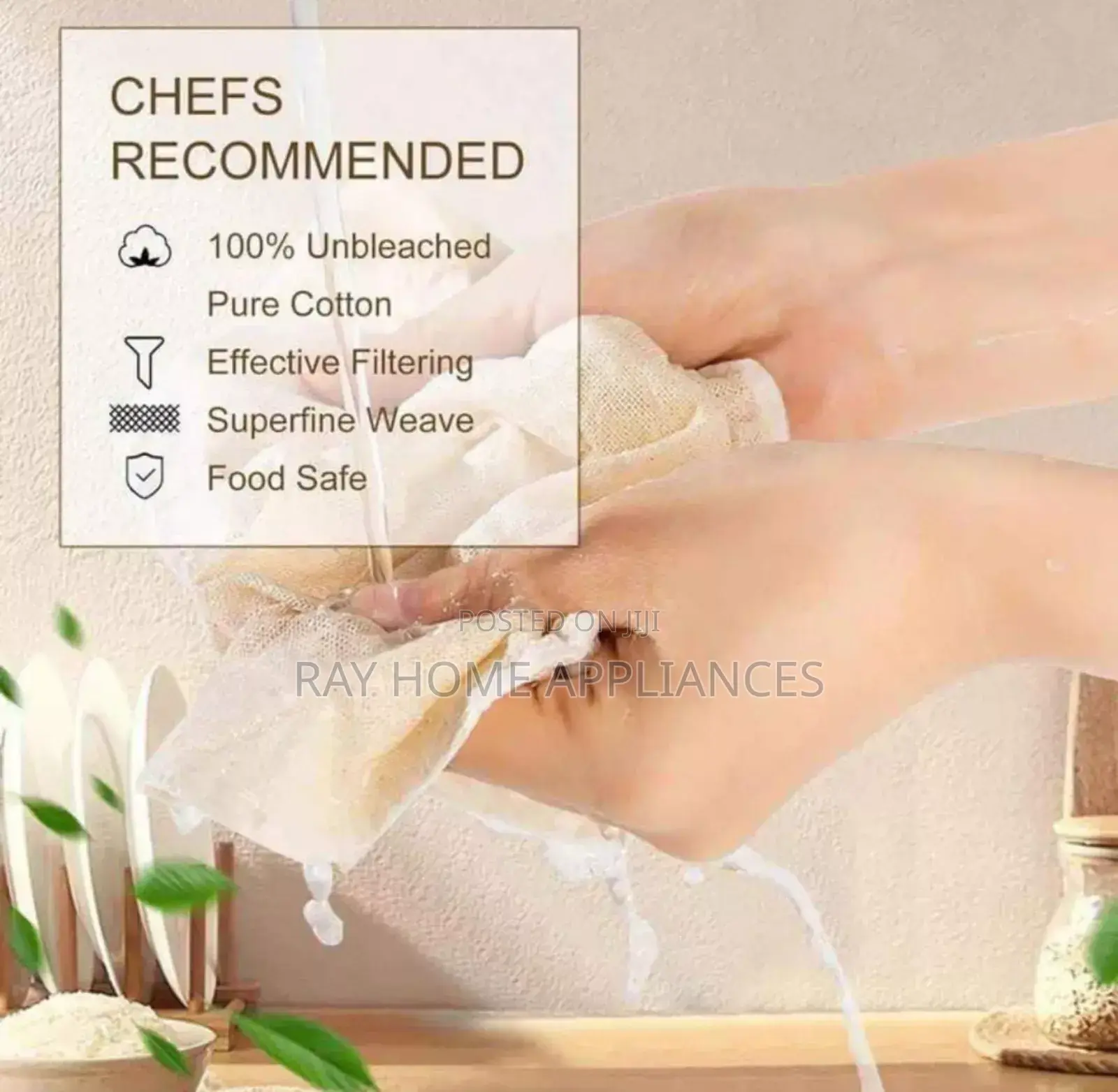 Cheese Cloth 
 Kitchen Aid Diy Crafts Kit 60*70cm