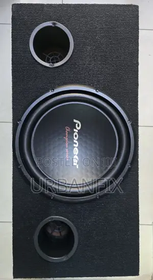 Pioneer Ts-W312d4 1600watts 12 Inch Double Coil Subwoofer + Cabinet