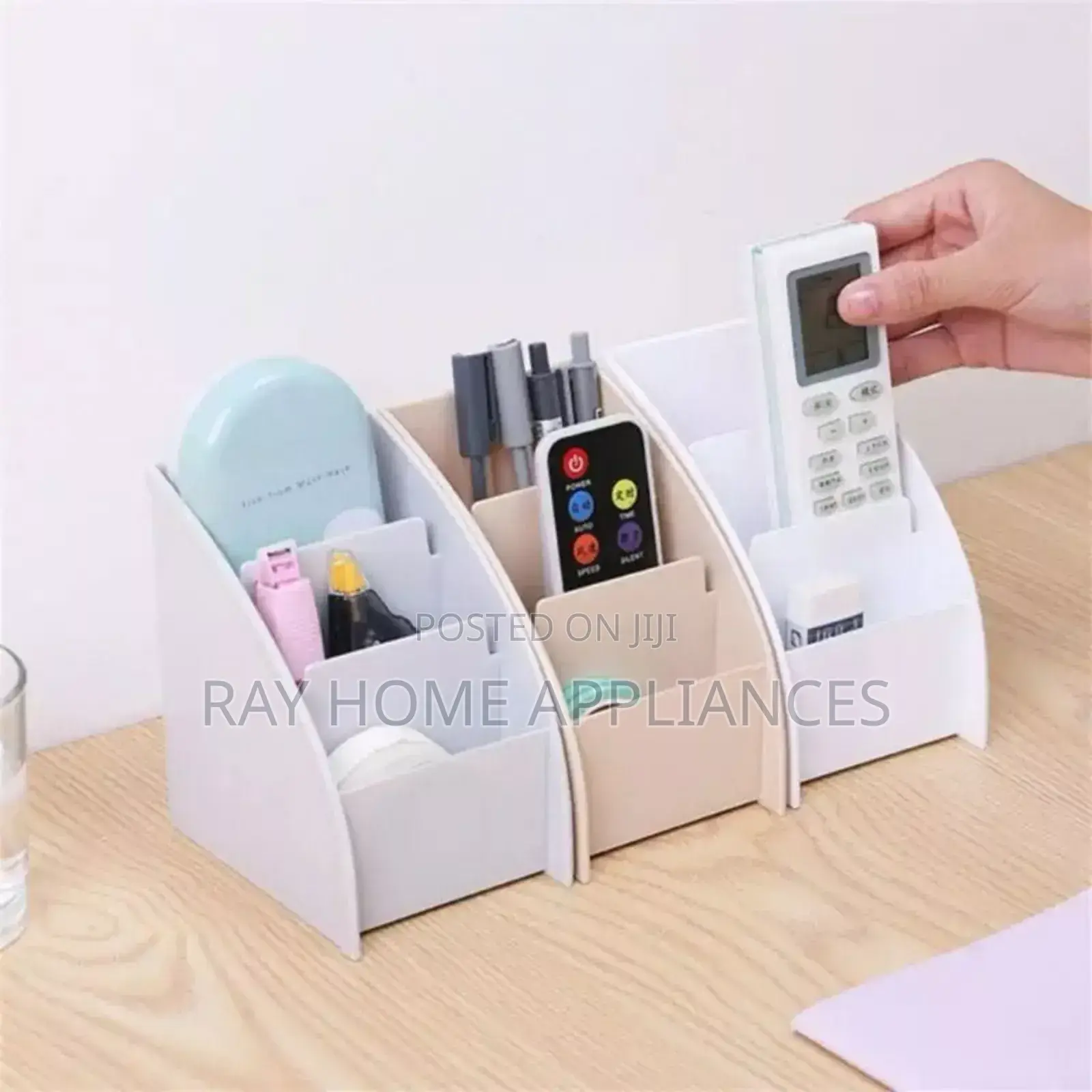 Plastic Tv Remote Control Storage/Mobile Phone Holder Stand Washable