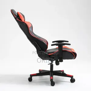 Modern Gaming Chair : Executive Classic Red Gamers Streaming Chair