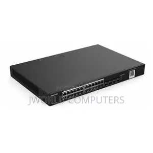 L2+ (Static Router), 24*Base-T Ports, 4*Ge SFP