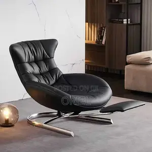 Modern Leather Luxury Leisure Chair : Fuchen Lounge Chair