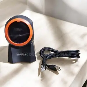 Hand Free Reading Option 1d/2d Desktop Table Mount Barcode Scanner