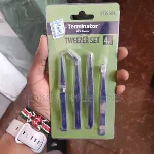 Tweezer Terminator 4pcs Tweezers Set Premium Precision Stainless Steel