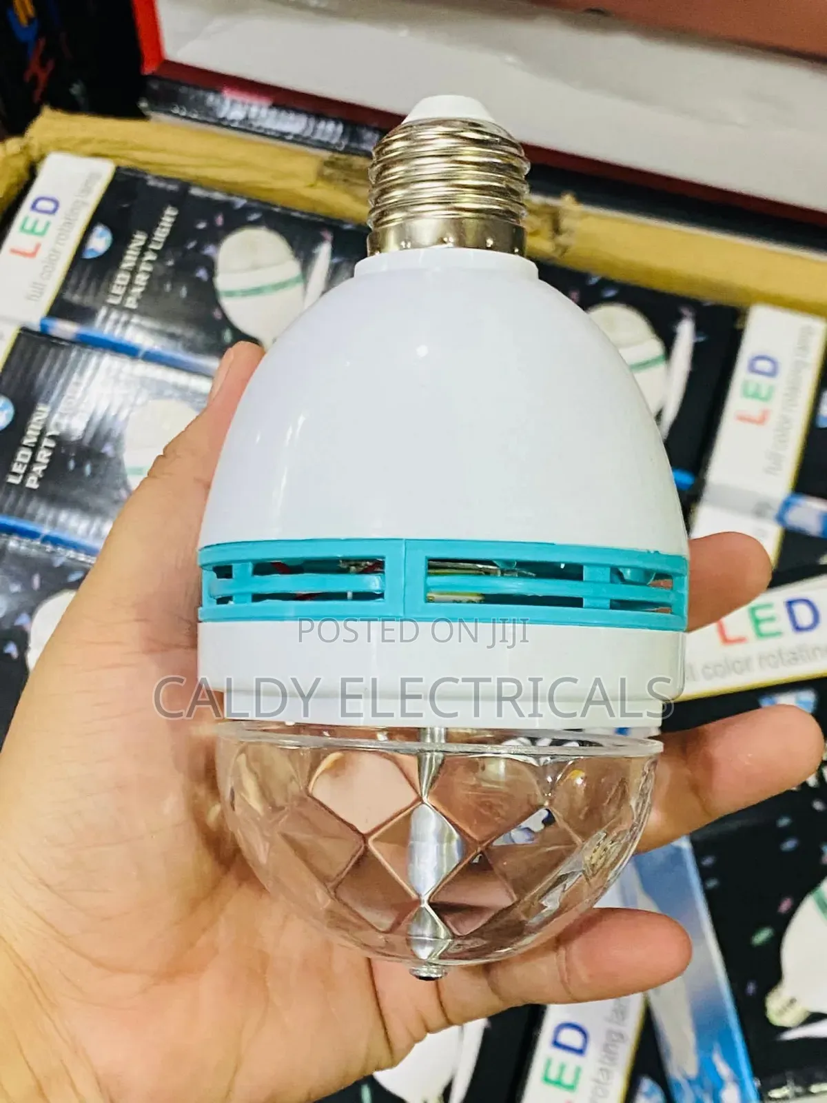 Vintage Led Full Color Rotating Bulb Jh9